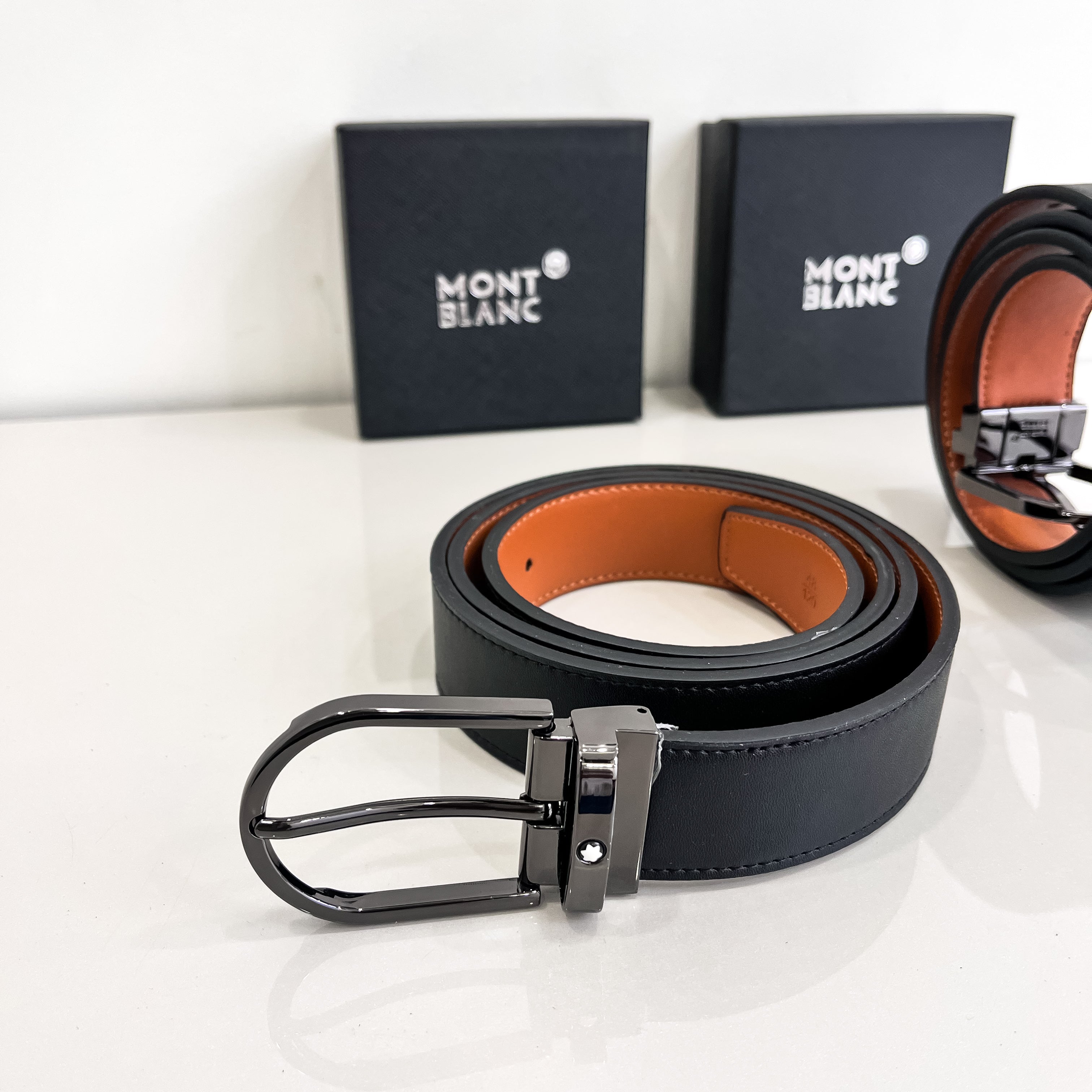 Genuine Leather Belt with Metal Buckle- Sleek & Strong
